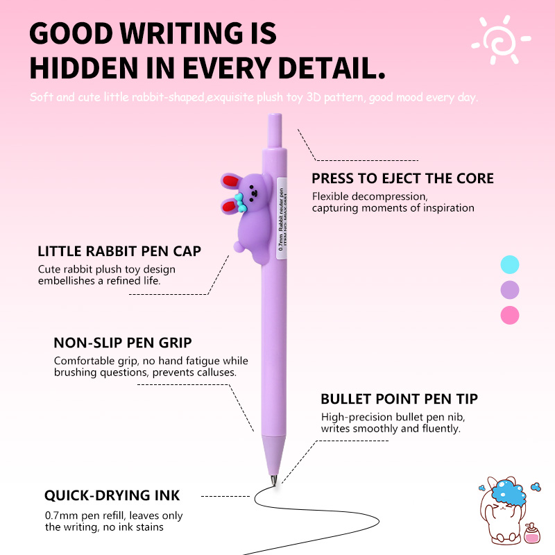 Cartoon Hugging Pen