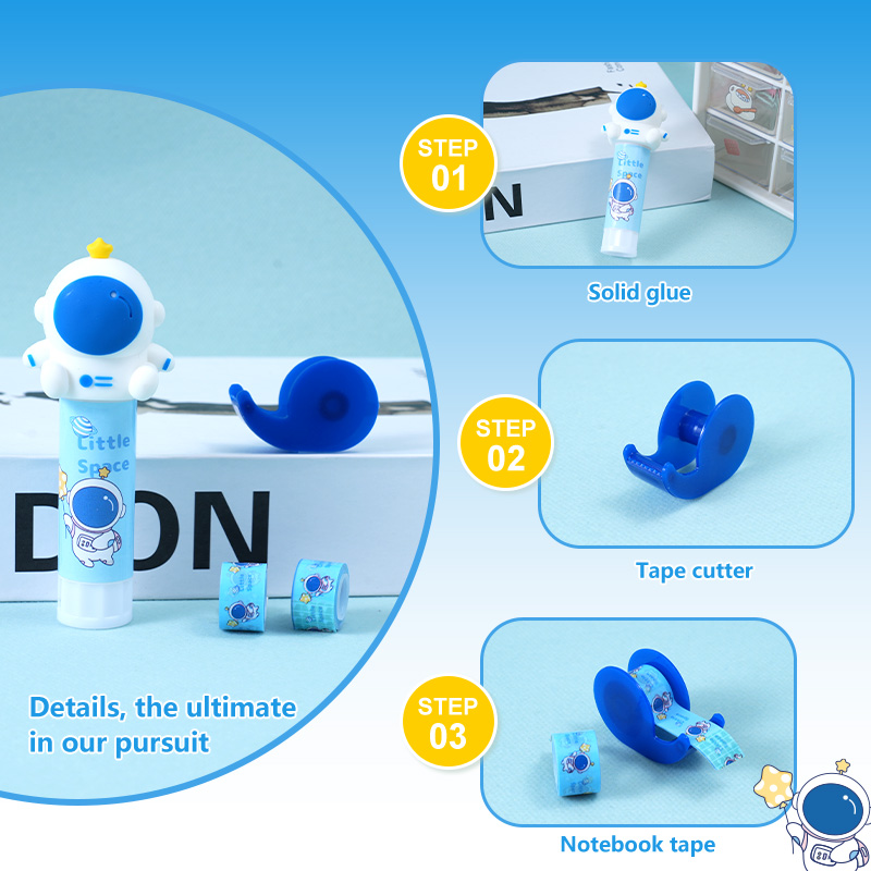 Astronaut Solid Glue Mini Tape Anti-Clogging Kit