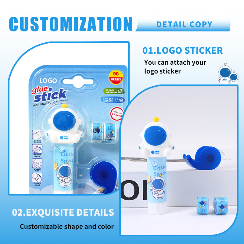 Astronaut Solid Glue Mini Tape Anti-Clogging Kit