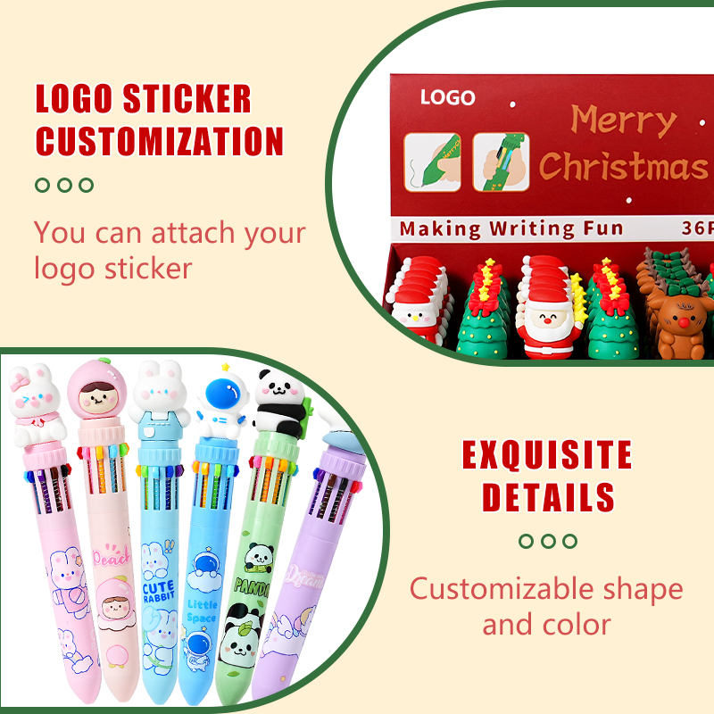 Santa Claus Ten-color Pen