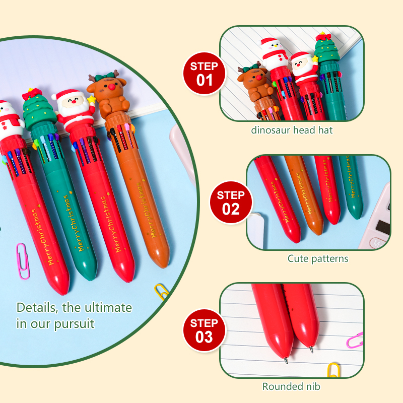 Santa Claus Ten-color Pen
