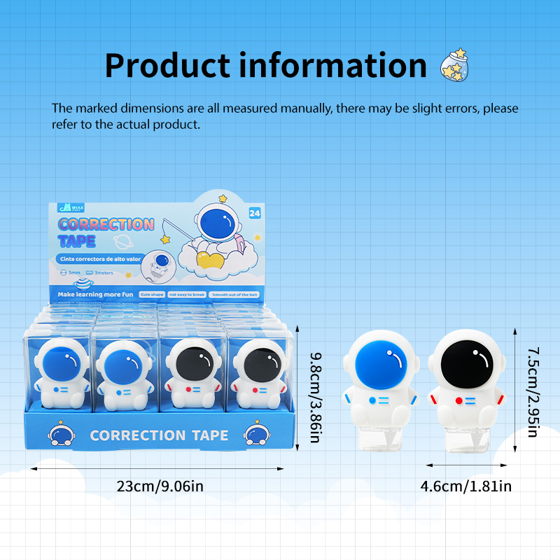 Spaceman correction tape