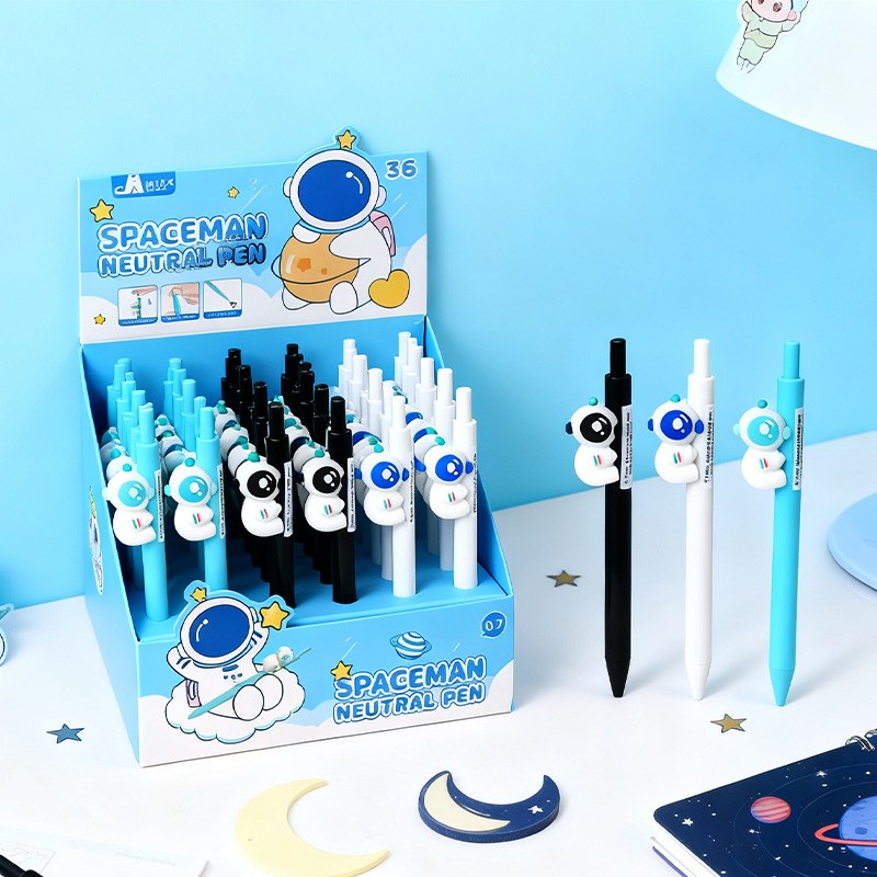 Spaceman Hugs Cartoon Pen