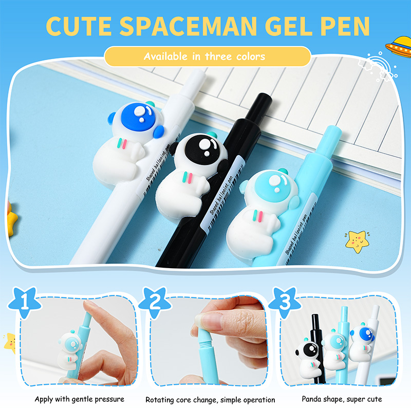Spaceman Hugs Cartoon Pen