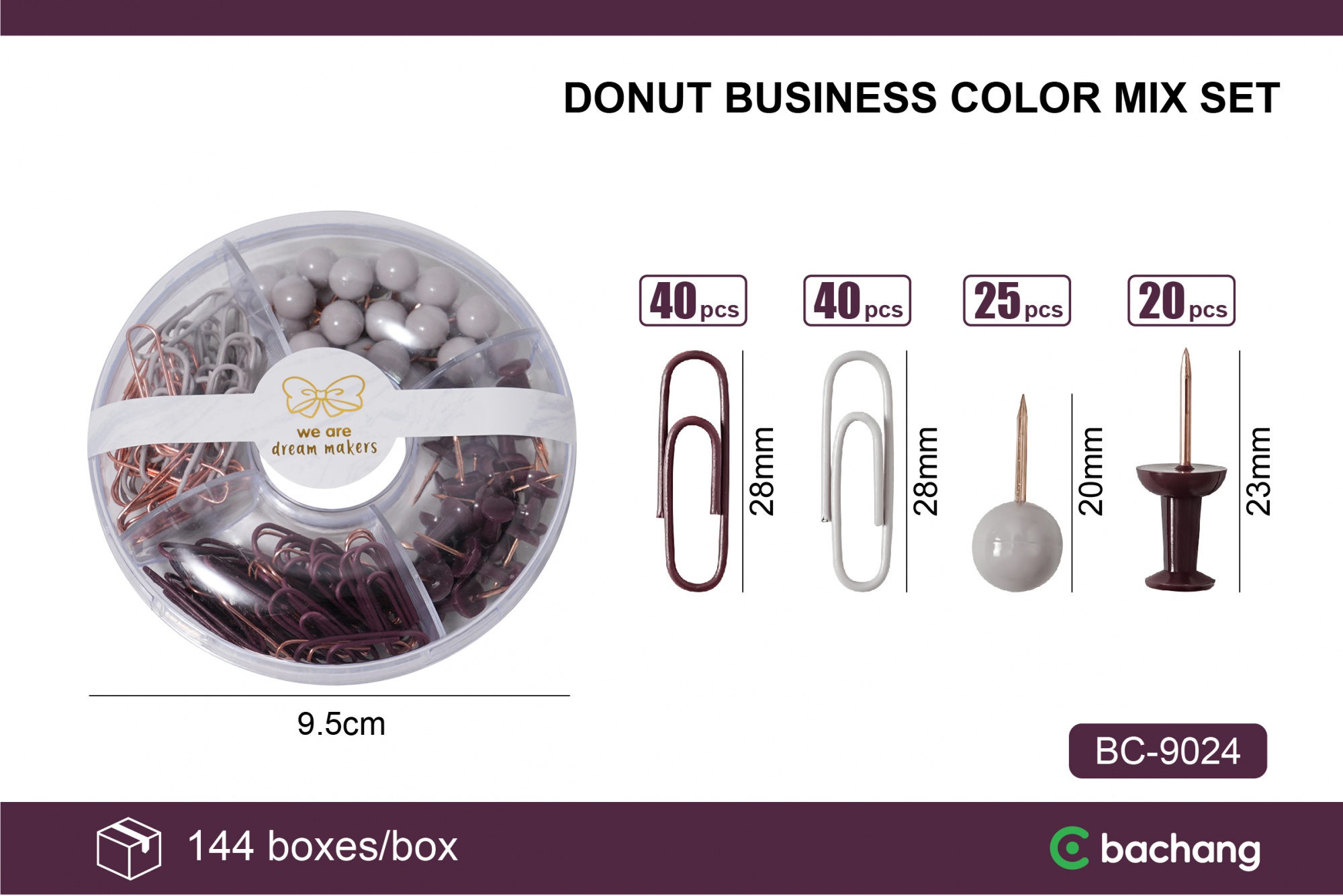 Donut business color blending