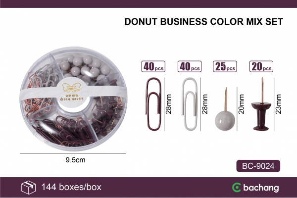 Donut business color blending