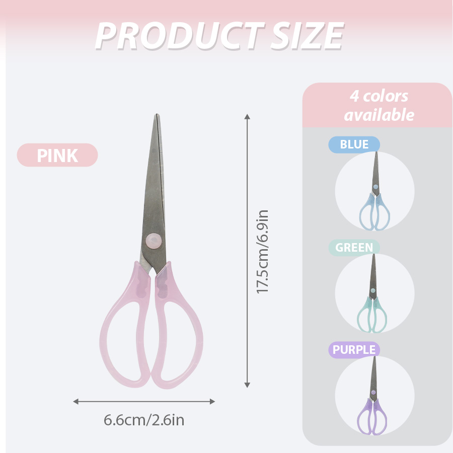 Jade Color Office Scissors