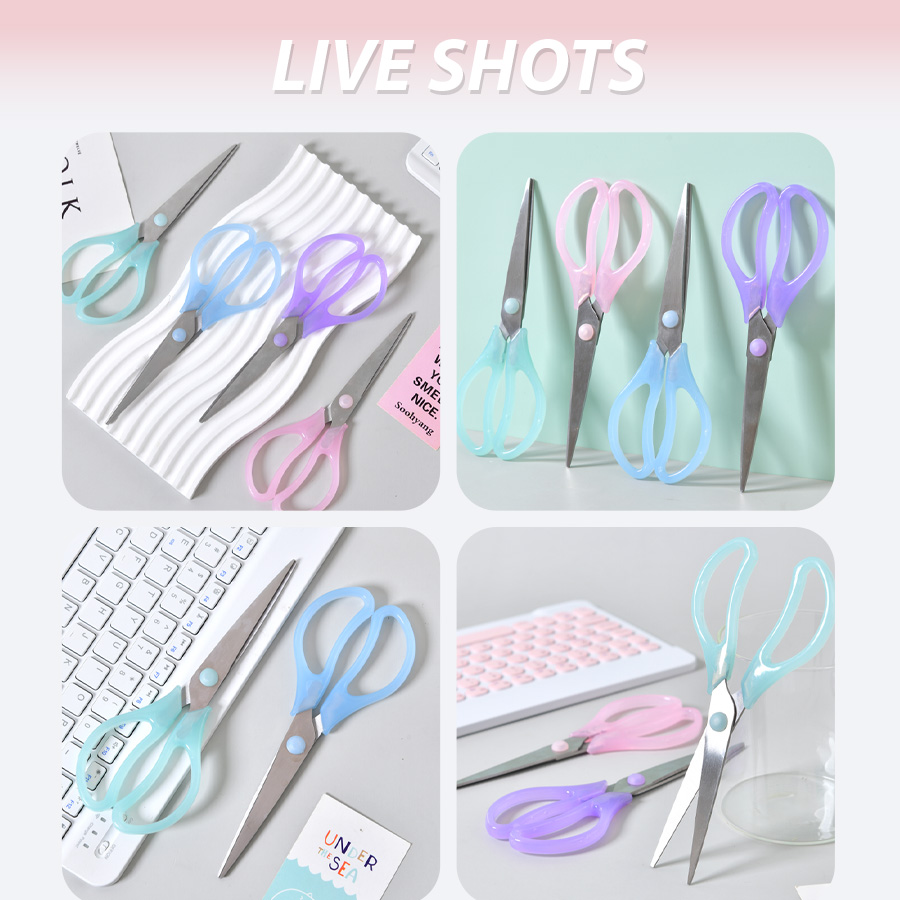 Jade Color Office Scissors