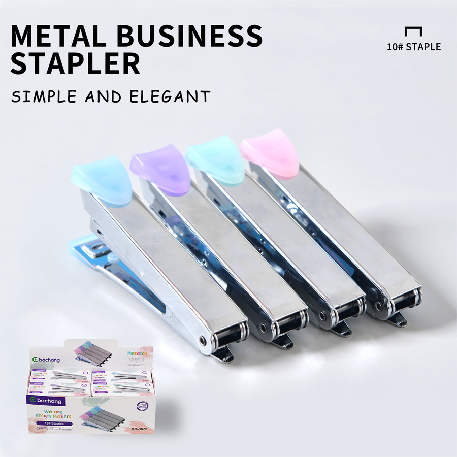ade Color Office Stapler - Heavy-Duty for 20-Sheet Binding