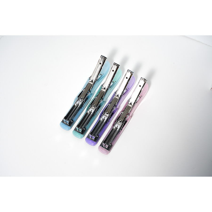 Office Stapler （Jade Color） - Durable Metal Core & Easy Paper Alignment