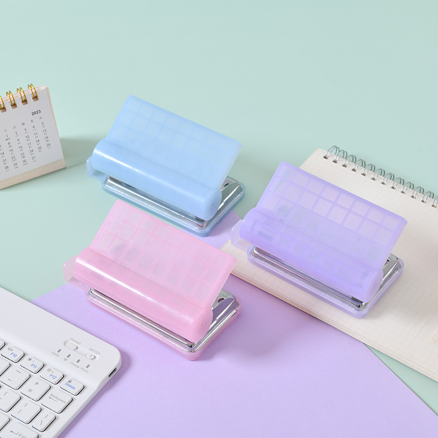 Jade Color Two-Hole Office Punch