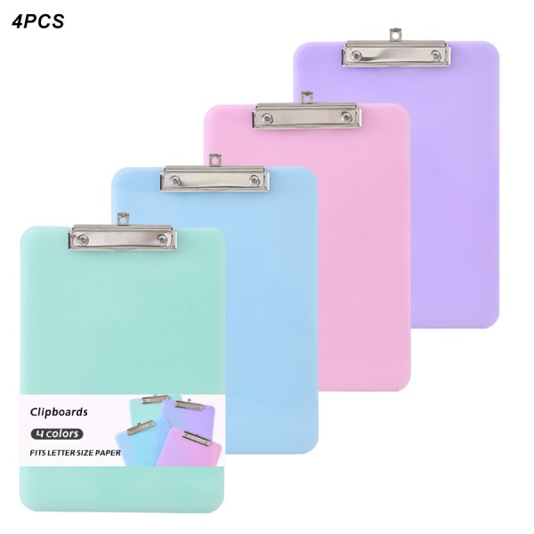 Jade Color Board Clip Organizer - Holds A4 Documents & Prevents Slips