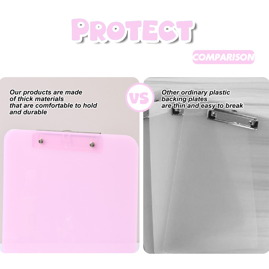 Jade Color Board Clip Organizer - Holds A4 Documents & Prevents Slips