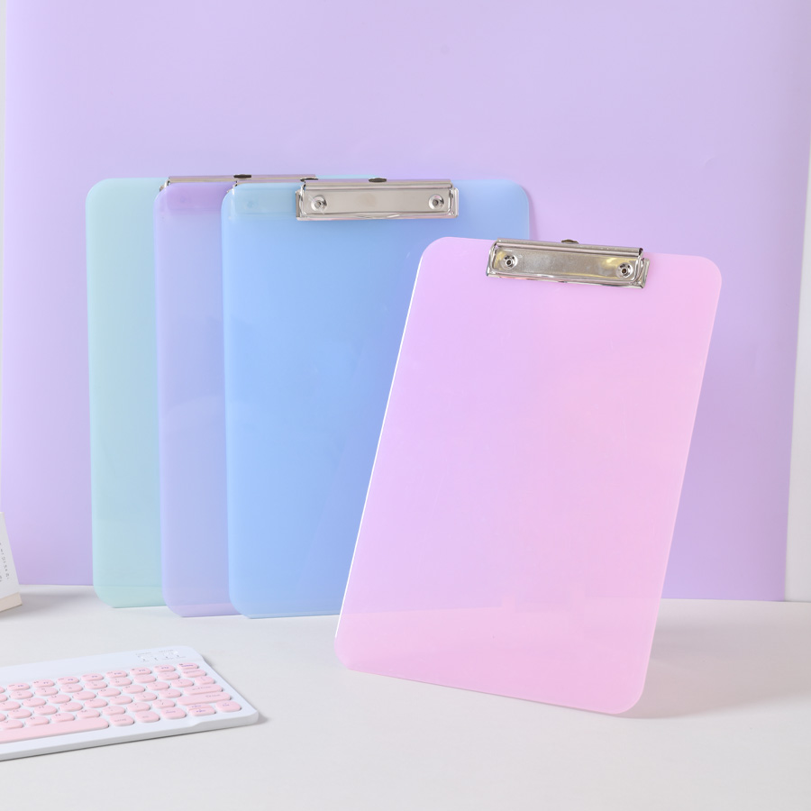 Jade Color Board Clip Organizer - Holds A4 Documents & Prevents Slips