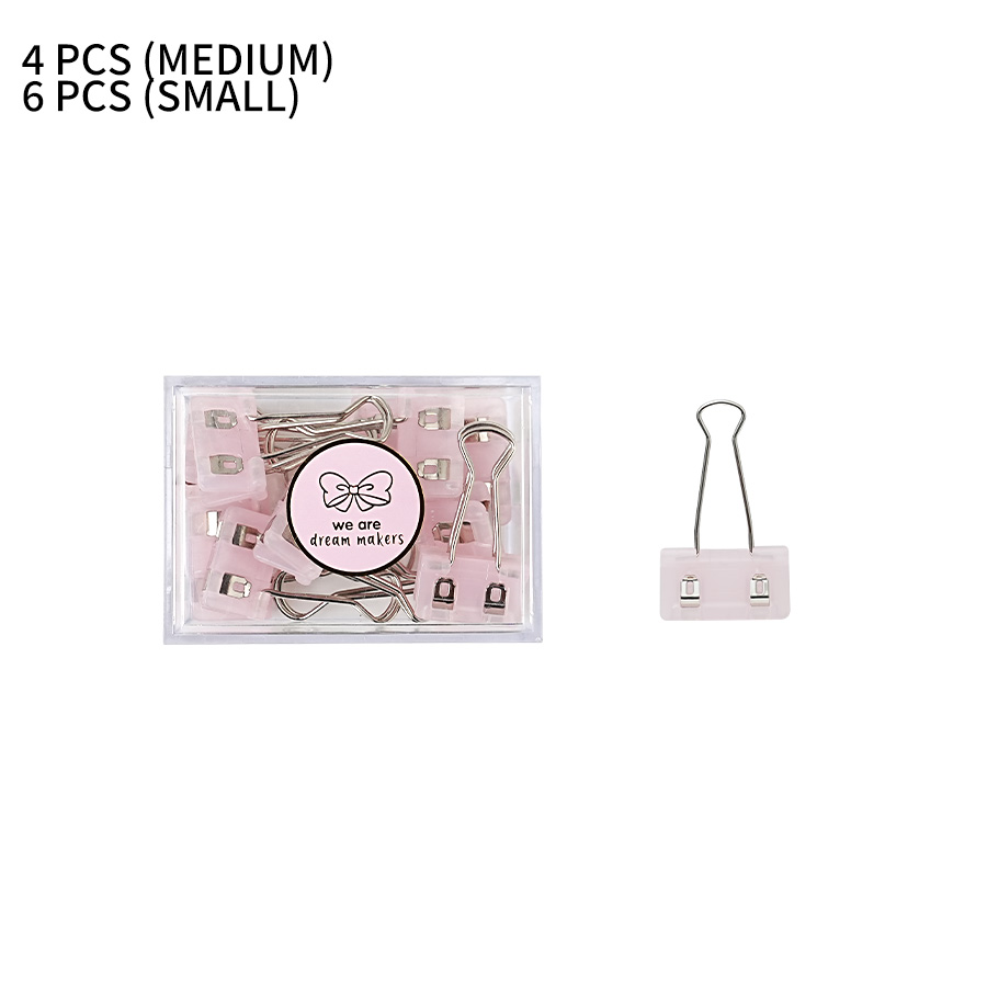 Binder Clips - Jade-Toned Office Series