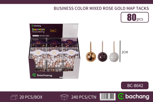 Acrylic small square box with gold-plated earth nails （80 pieces）