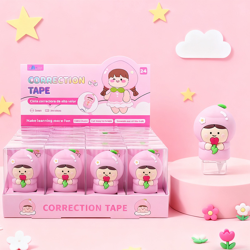 White peach correction tape