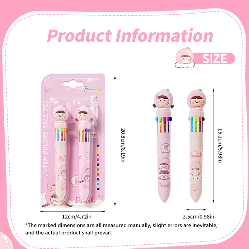 Ten-color Sakura Pen Set of TwoTen-color Sakura Pen Set of Two