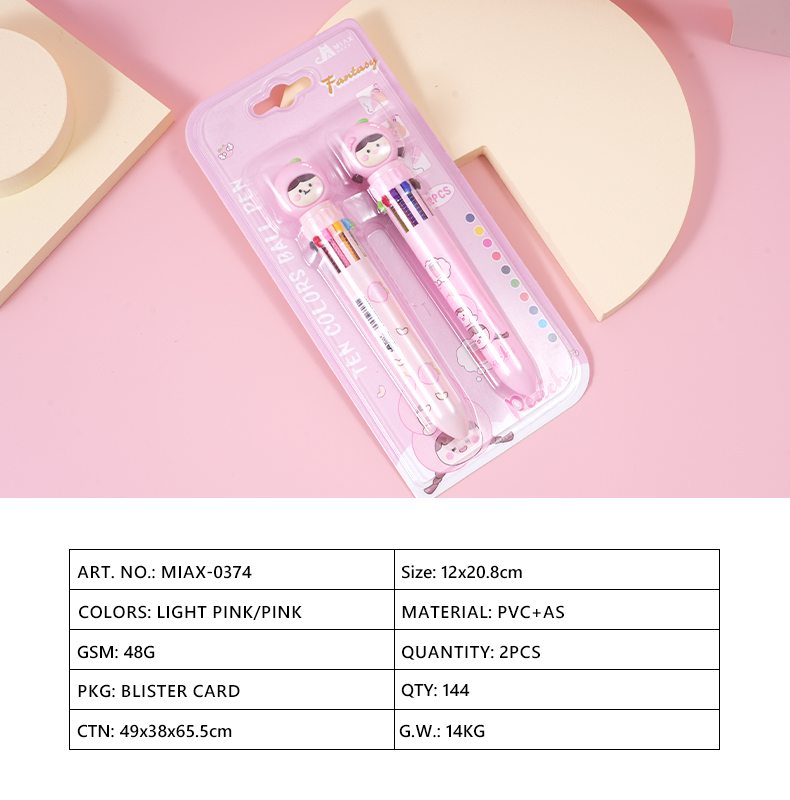 Ten-color Sakura Pen Set of TwoTen-color Sakura Pen Set of Two