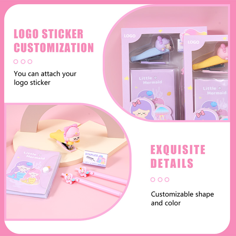 Mermaid Stapler Stationery Set