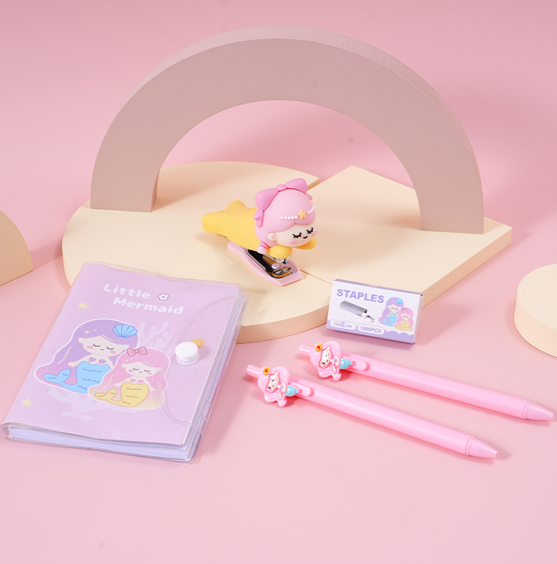 Mermaid Stapler Stationery Set