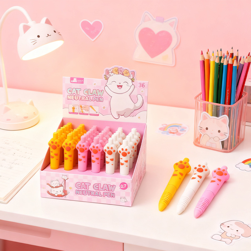Cute cartoon stylized pen