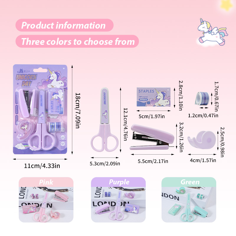 Cartoon Stationery Set