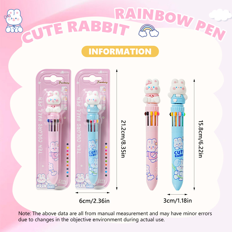Colorful cartoon pens