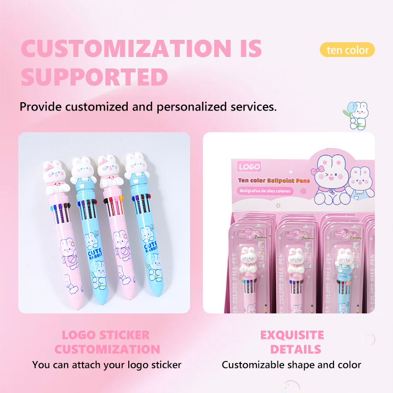 Colorful cartoon pens