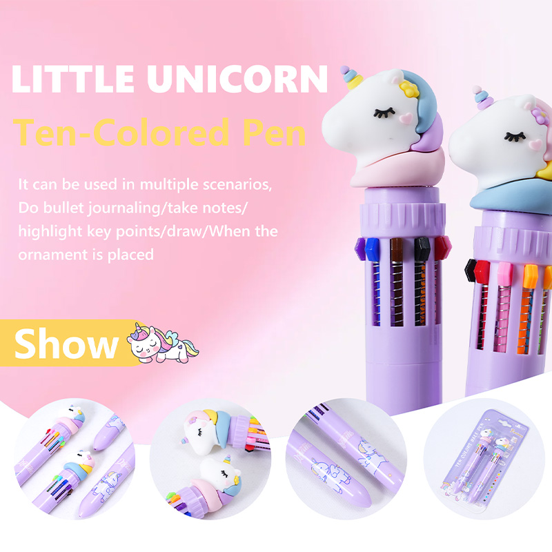 Colorful cartoon pens