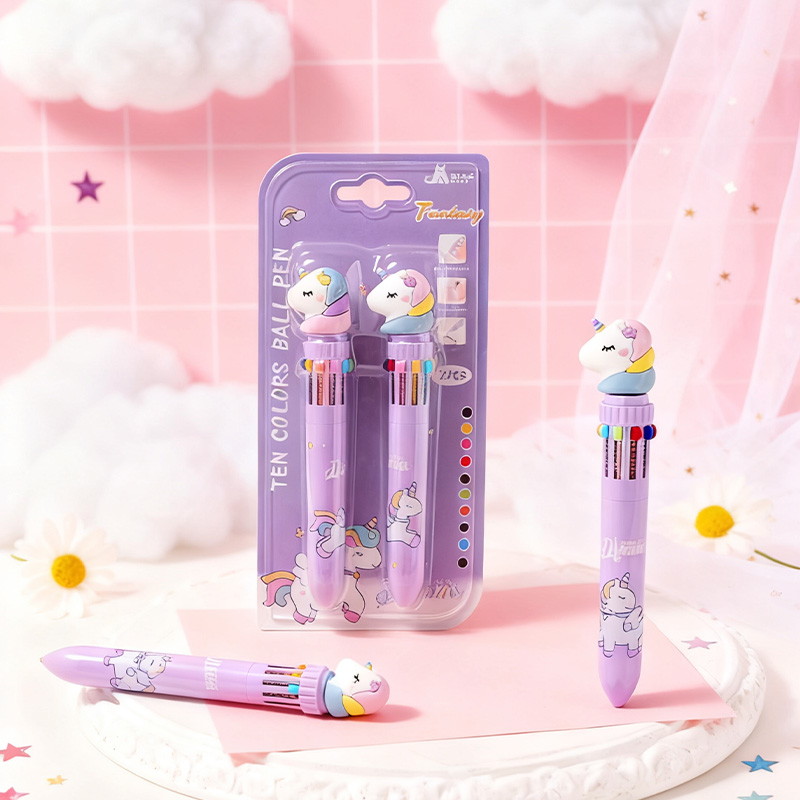 Colorful cartoon pens