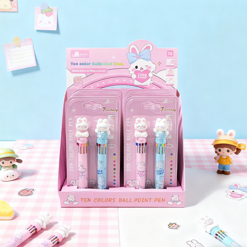 Colorful cartoon pens