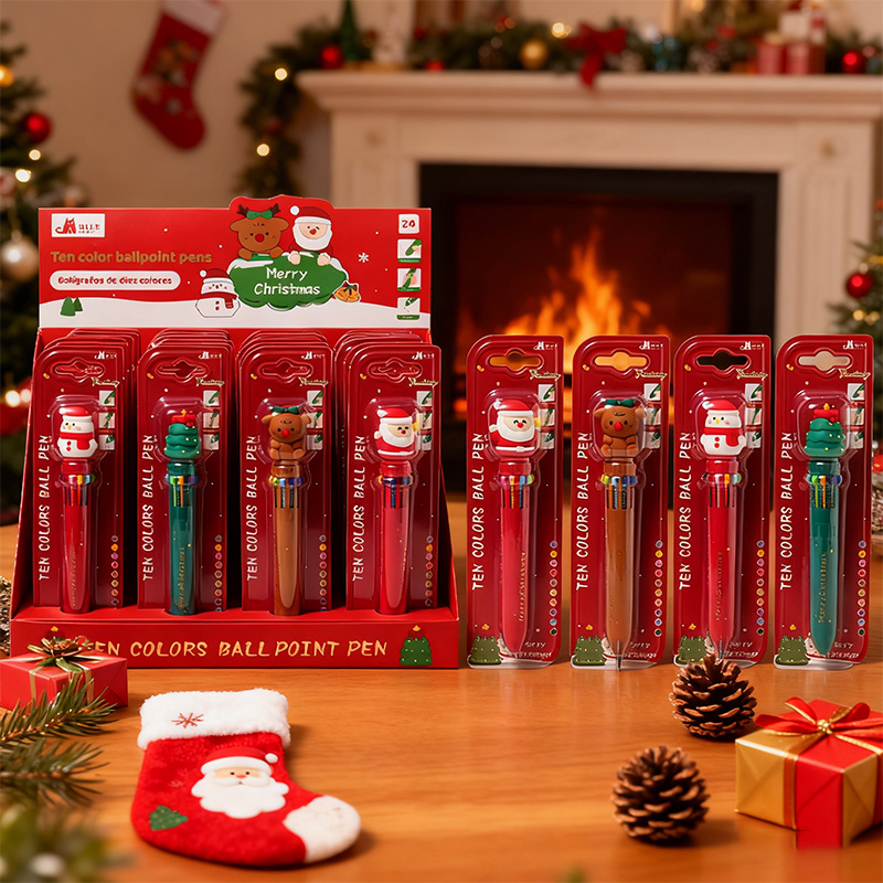 Christmas series ten-color pens