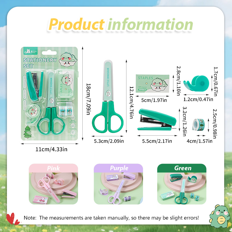 Cartoon Stationery Set