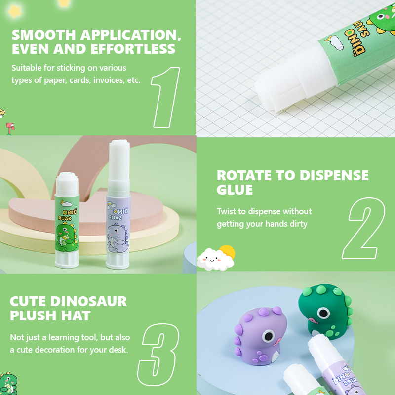 Dinosaur Glue Stick Set