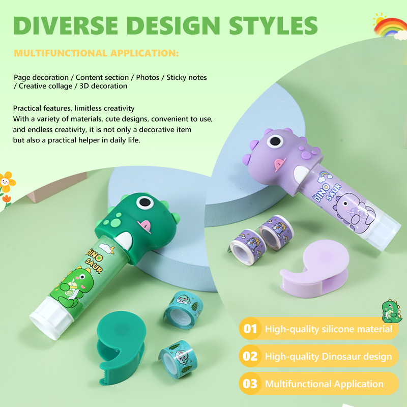 Dinosaur Glue Stick Set
