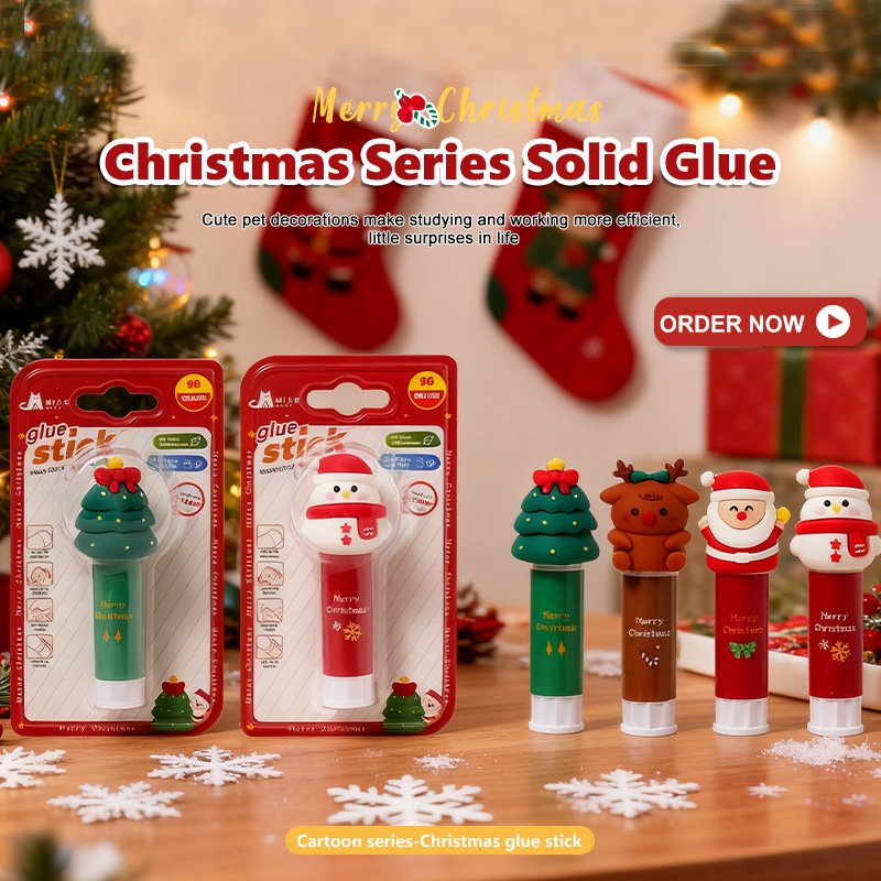 Christmas glue sticks