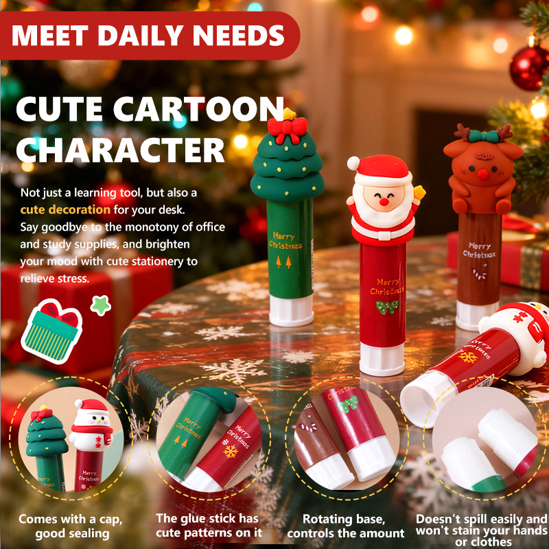 Christmas glue sticks