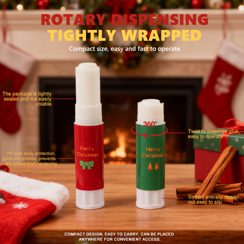 Christmas glue sticks