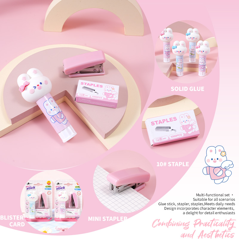 White Rabbit Solid Stapler Set