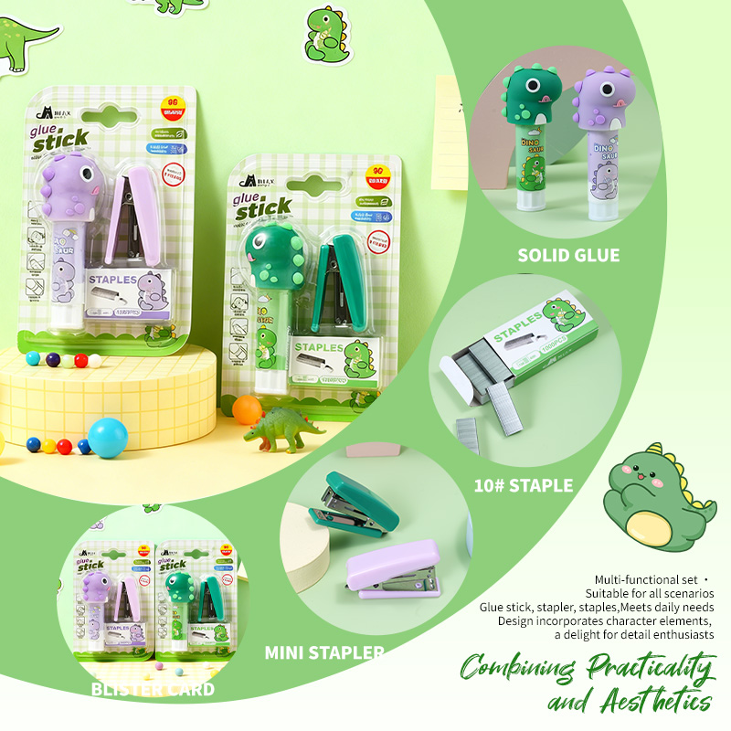 Dinosaur Stapler Set