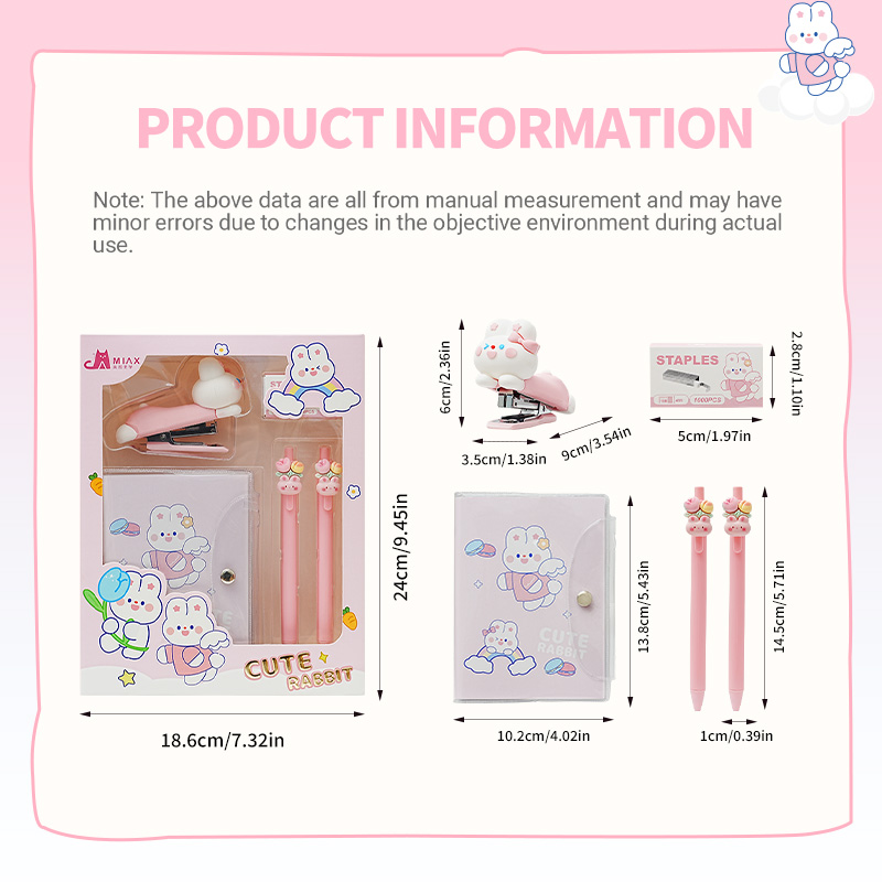 Little Rabbit Stationery Set