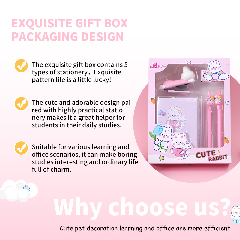 Little Rabbit Stationery Set