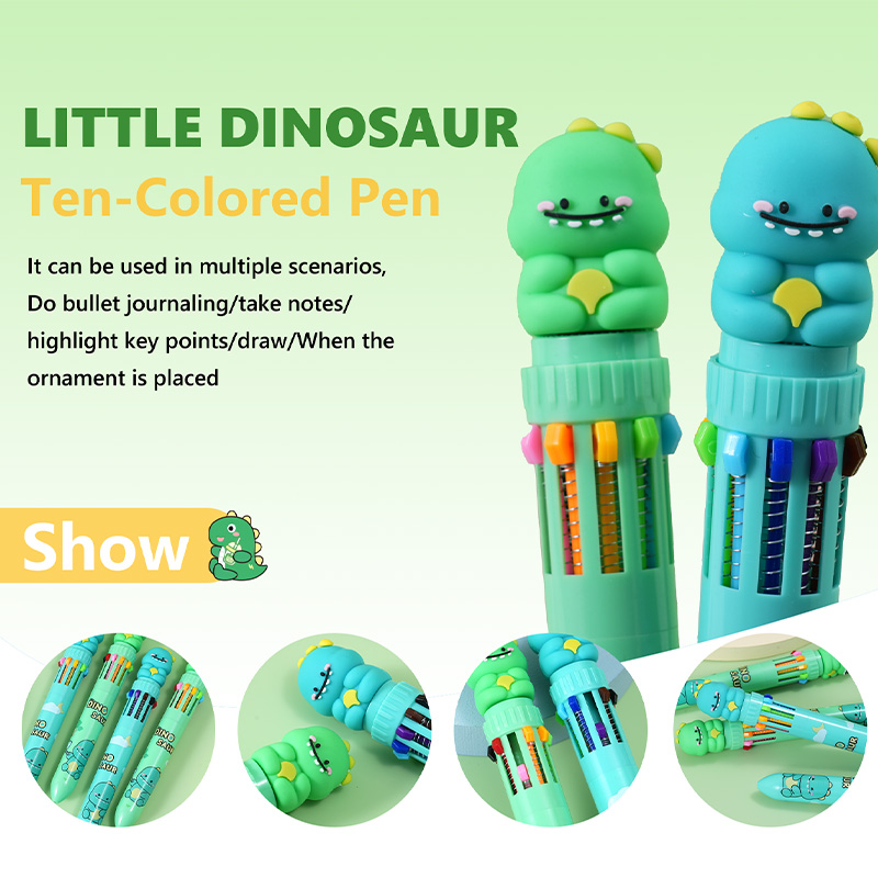 Dinosaur Ten Color Pen