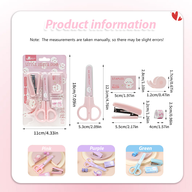Cartoon Stationery Set