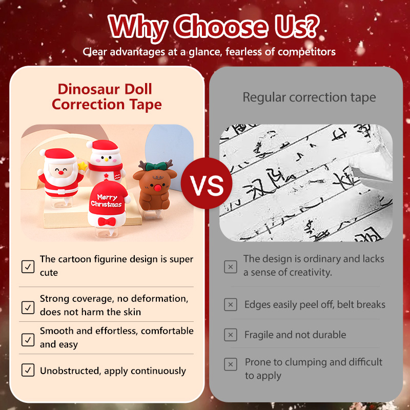 Christmas correction tape