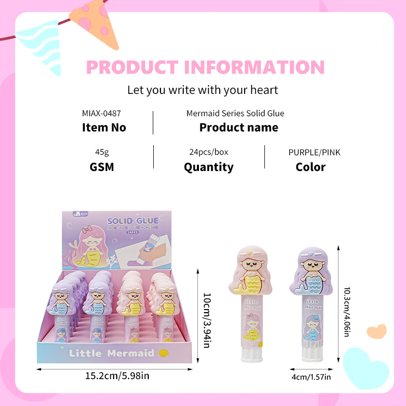 Mermaid Solid Glue Stick