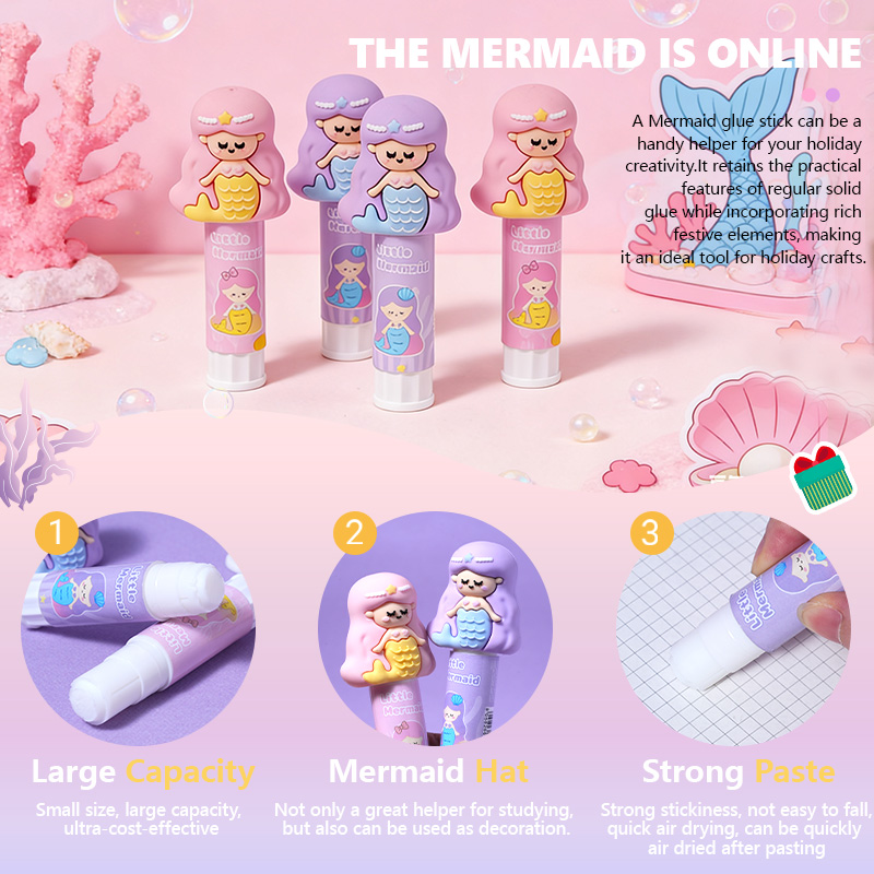 Mermaid Solid Glue Stick