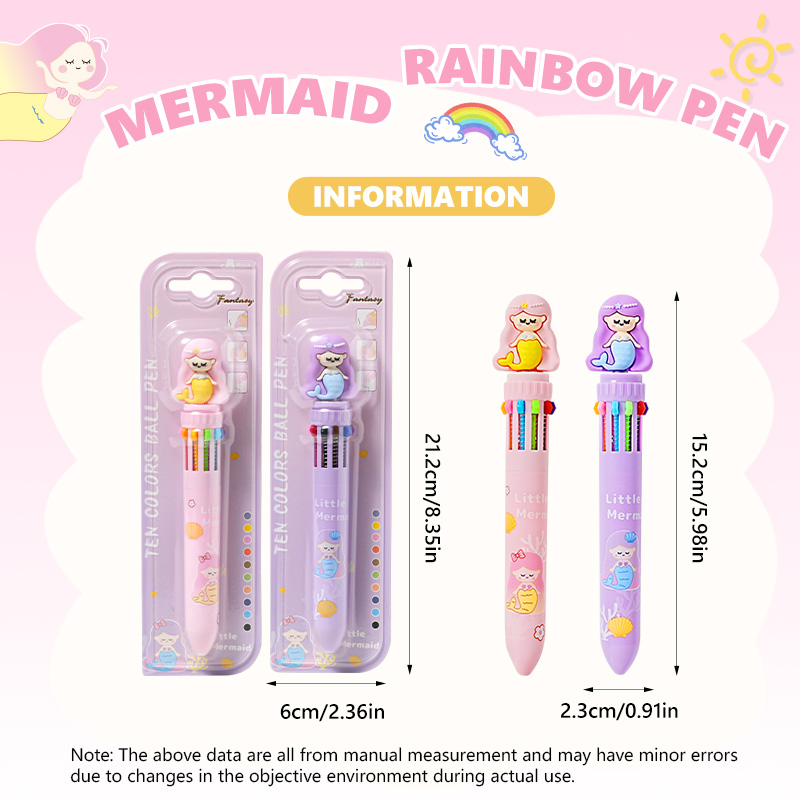 Mermaid Ten Color Pen
