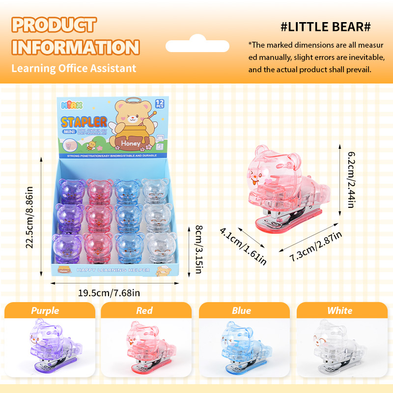 Transparent Bear Stapler